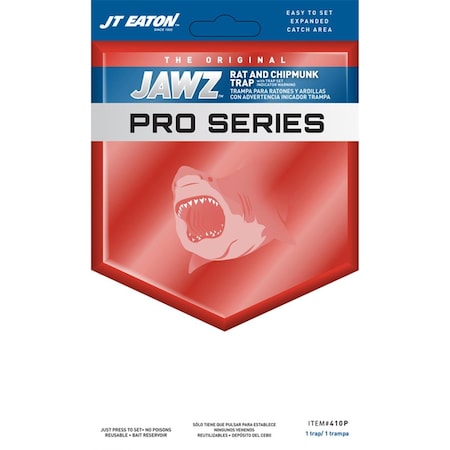 Jt Eaton JAWZ Pro Series Small Snap Animal Trap for Rats w/ Chipmunks JT4915